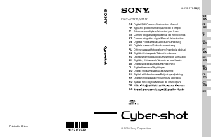 Manuál Sony Cyber-shot DSC-S2000 Digitální fotoaparát