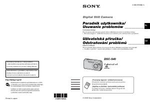 Instrukcja Sony Cyber-shot DSC-S40 Aparat cyfrowy