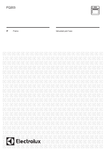 Manuale Electrolux FQ203NEV Forno