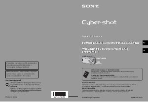 Használati útmutató Sony Cyber-shot DSC-S600 Digitális fényképezőgép