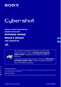 Instrukcja Sony Cyber-shot DSC-S700 Aparat cyfrowy