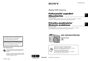 Használati útmutató Sony Cyber-shot DSC-S80 Digitális fényképezőgép