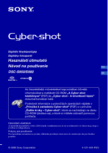 Használati útmutató Sony Cyber-shot DSC-S980 Digitális fényképezőgép