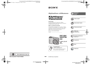 Käyttöohje Sony Cyber-shot DSC-ST80 Digitaalikamera