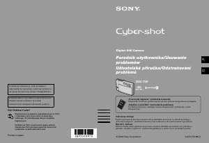 Instrukcja Sony Cyber-shot DSC-T30 Aparat cyfrowy