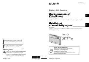 Bruksanvisning Sony Cyber-shot DSC-T5 Digitalkamera
