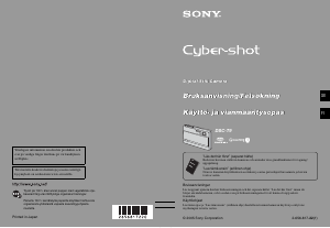 Käyttöohje Sony Cyber-shot DSC-T9 Digitaalikamera