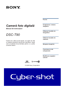 Manual Sony Cyber-shot DSC-T90 Cameră digitală