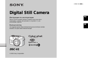 Bruksanvisning Sony Cyber-shot DSC-V1 Digitalkamera