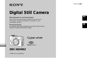Bruksanvisning Sony Cyber-shot DSC-W1 Digitalkamera