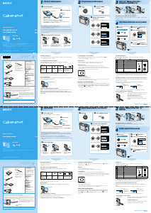 Käyttöohje Sony Cyber-shot DSC-W100 Digitaalikamera