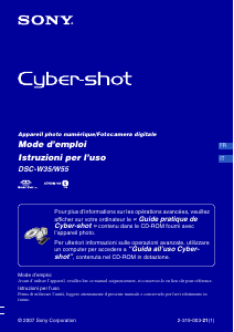 Manuale Sony Cyber-shot DSC-W35 Fotocamera digitale