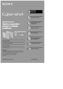 Priručnik Sony Cyber-shot DSC-W50 Digitalni fotoaparat