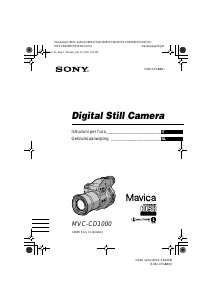 Manuale Sony MVC-CD1000 Fotocamera digitale