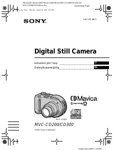 Handleiding Sony MVC-CD300 Digitale camera