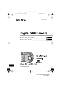 Manual Sony MVC-FD100 Câmara digital