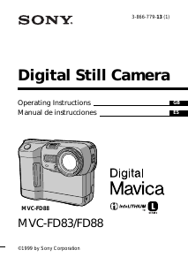 Handleiding Sony MVC-FD83 Digitale camera