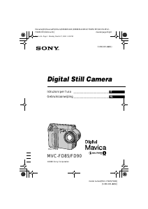 Manuale Sony MVC-FD90 Fotocamera digitale