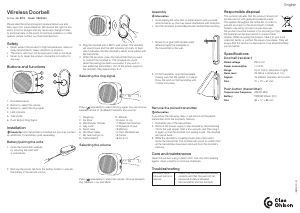 Handleiding Clas Ohlson 98233EU Deurbel