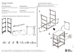 Käyttöohje Clas Ohlson 44-5372-1 Lipasto