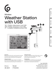 Handleiding Clas Ohlson FT0203A Weerstation