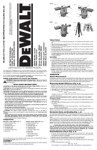 Manual DeWalt DW092PK Level