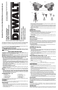 Mode d’emploi DeWalt DW096PK Niveau à bulle