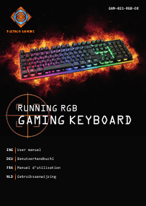 Bedienungsanleitung Deltaco GAM-021-RGB-DE Tastatur