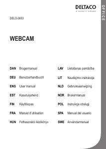 Manual Deltaco DELO-0653 Webcam