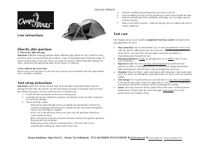 Manual Camp Trails Bonecho Tent