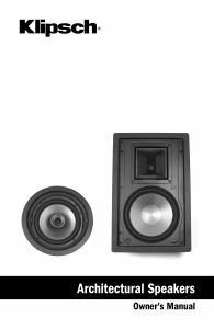 Manual Klipsch R-5800-W II Speaker