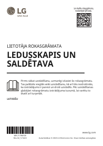 Rokasgrāmata LG GSGV80PYLL Ledusskapis ar saldētavu