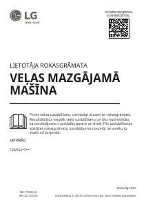 Rokasgrāmata LG F2WR508SBW Veļas mašīna