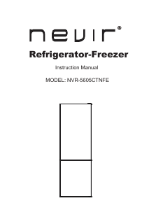 Manual de uso Nevir NVR-5605CTNFE Frigorífico combinado