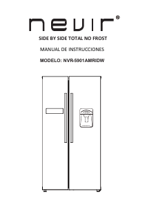 Manual Nevir NVR-5901AMRIDW Fridge-Freezer