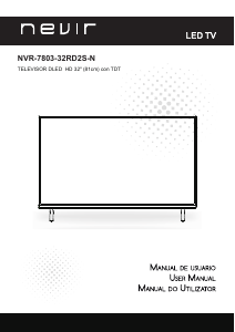 Manual Nevir NVR-7803-32RD2S-N Televisor LED