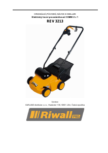 Návod Riwall REC 3213 Vertikutátor