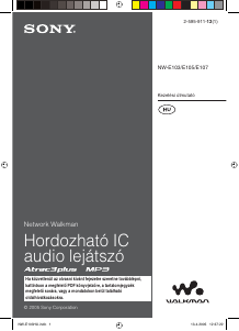 Használati útmutató Sony NW-E107 Walkman MP3-lejátszó