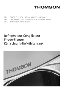 Mode d’emploi Thomson KGT290WD Réfrigérateur combiné