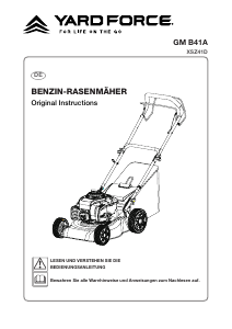 Bedienungsanleitung Yard Force GM B41A Rasenmäher