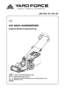 Bedienungsanleitung Yard Force LM C44 Rasenmäher