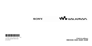 Manual Sony NWD-B105F Walkman Mp3 player