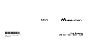 Manual Sony NWZ-B133 Walkman Mp3 player