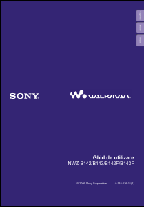 Manual Sony NWZ-B143 Walkman Mp3 player