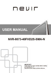 Manual Nevir NVR-8073-40FHD2S-SMA-N Televisor LED