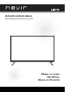Manual Nevir NVR-8078-32RD2S-SMA-N Televisor LED
