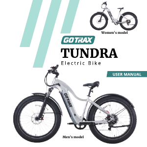 Manual GOTRAX Tundra Electric Bicycle