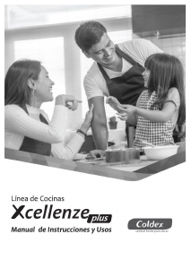 Manual de uso Coldex FG125I44SC Cocina