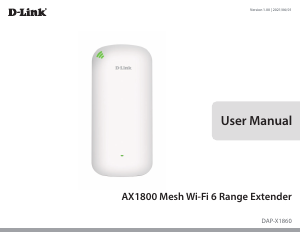 Handleiding D-Link DAP-X1860 Range extender