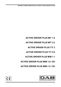 Handleiding DAB Active Driver Plus M/M 1.8 / DV Besproeiingscomputer